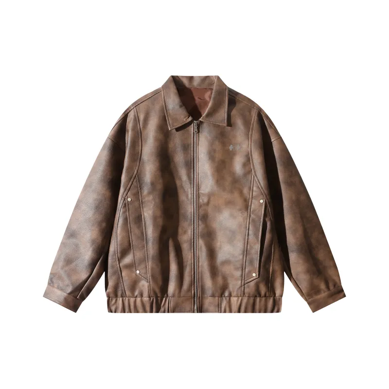 TITH Leather Jackets Unisex-5