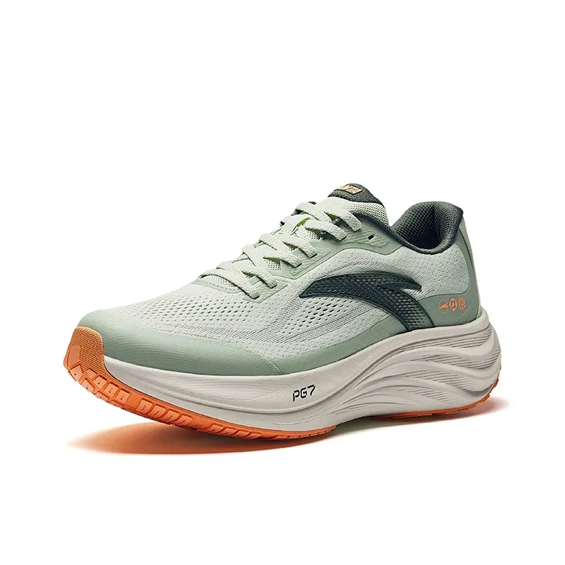 Anta Travel Step 1.5 Anti Slip Wear Resistant Low Top Running Shoes Men's Green-1
