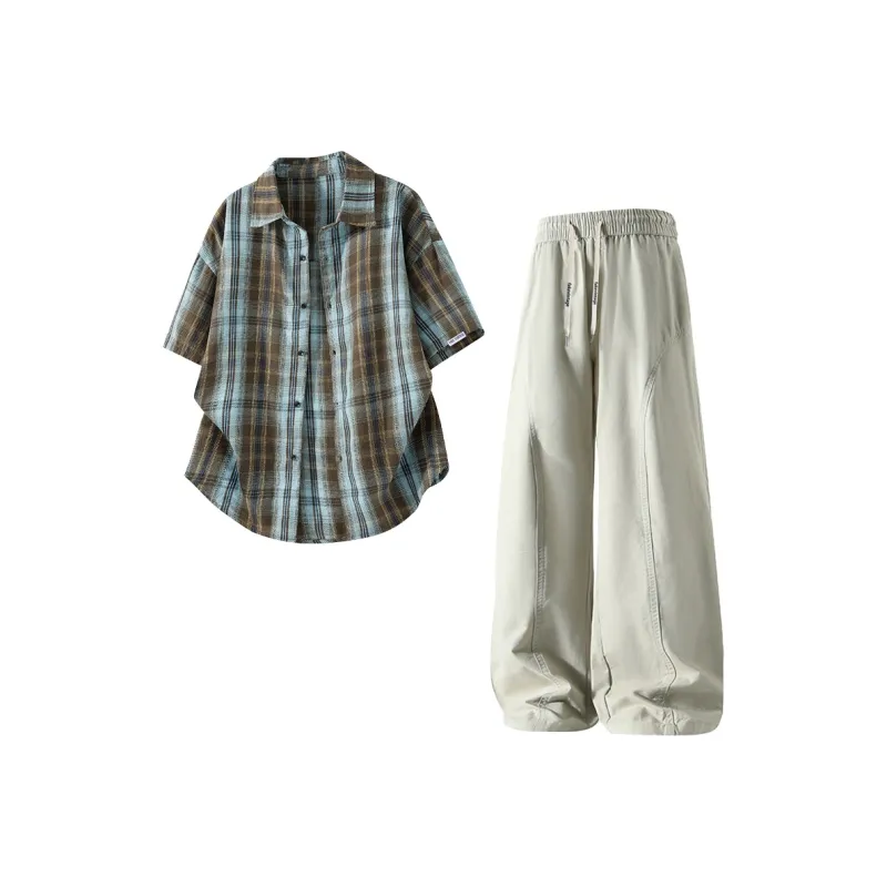 FAKE VINTAGE Shirt Matching Set Unisex-47