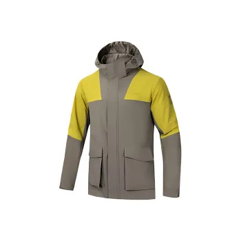 Anta Outdoor Collection Trench Coat Men's Earth Brown/Earth Brown Beige