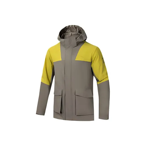 Anta Outdoor Collection Trench Coat Men's Earth Brown/Earth Brown Beige