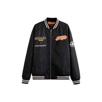 HARDY HARDY x JIAFEIMAOJIAZU Baseball Jacket Unisex Black