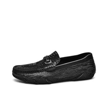 GESENLANG Men's Casual Shoes Men's Black