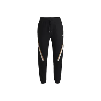 HUGO BOSS Knitted Sports Pants Men's Black