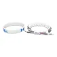 White, Curry Reflective+Glow in The Dark Two Stripes