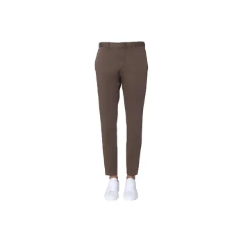 Zzegna SS23 Casual Pants Men's Brown
