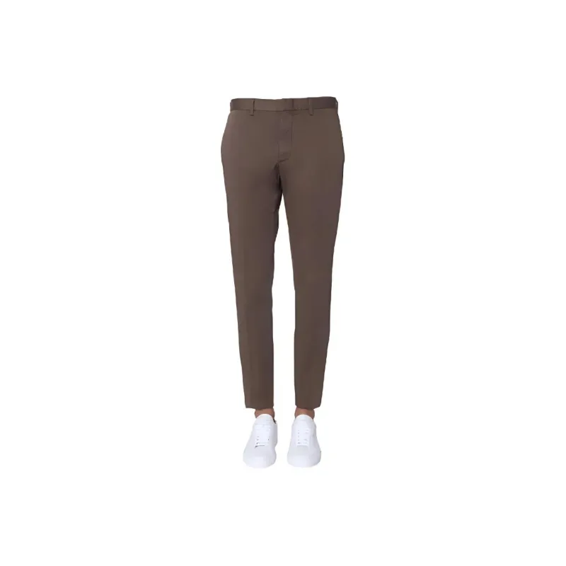 Zzegna SS23 Casual Pants Men's Brown-0
