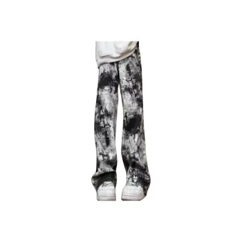 T IRA Jeans Unisex Ink Splatter Black