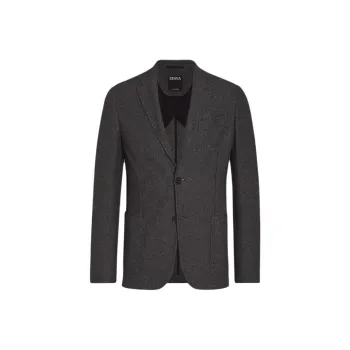 Zegna Jackets & Coats Men's Black