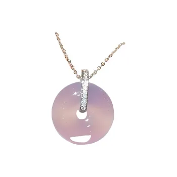 Xifeng Building Chalcedony Jade Pendants Women's