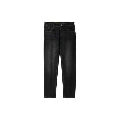HLA Jeans Men Black Denim Gradient Medium 9C