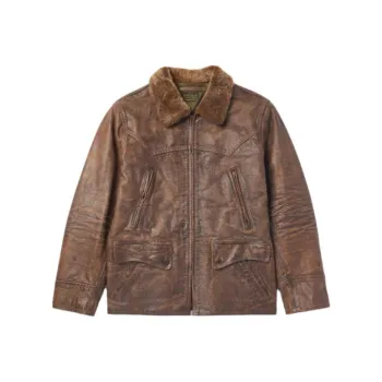 Ralph Lauren Rrl Bradley Leather Jacket