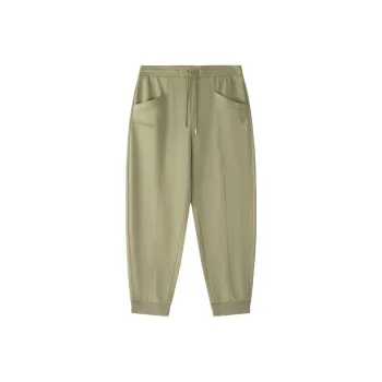 FILA FUSION Vintage Knitted Sweatpants Men's Dark Brown Khaki