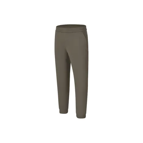 FILA Knitted Sweatpants Men's Densely Spotted Gray