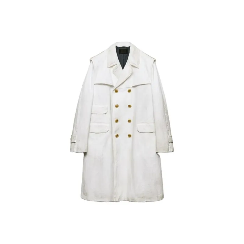 PRADA Trench Coats Men White-0