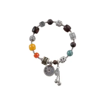 Moon Seal Hundred Rivers Fragrance Agarwood Bracelets Unisex