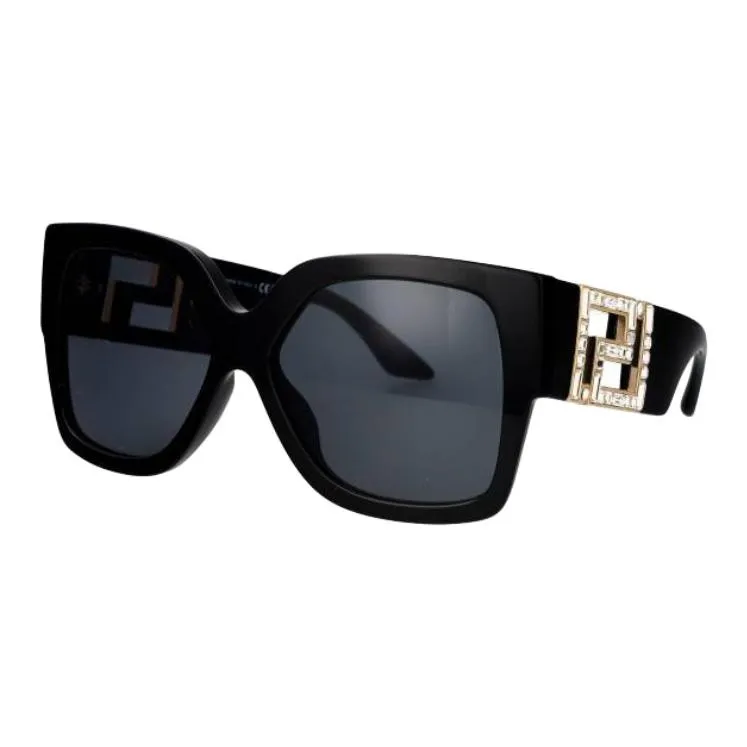 FANSIZHE Acetate Irregular Shape Sunglasses Women's Black-1