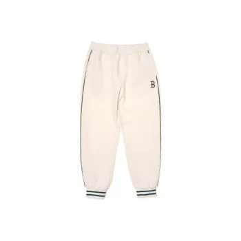 MLB Jacquard Monogram Boston Red Sox Pants Casual Pants Unisex Cream