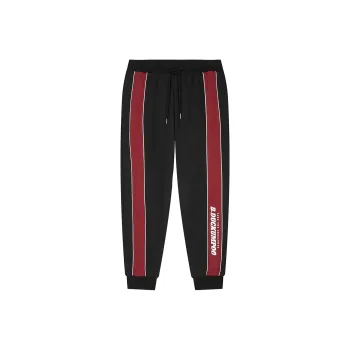 KUMPOO Knitted Sports Pants Unisex Black