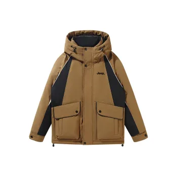 Jeep Down Jacket Unisex Caramel