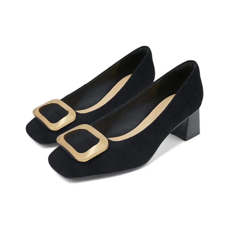 COMELY High Heels Women's Cream White, Creamy Apricot, Elegant Black-12