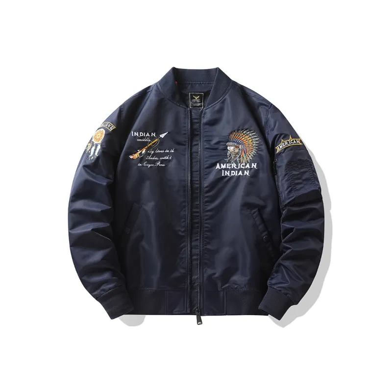 TREK&TRAVEL Baseball Jacket Men's-6