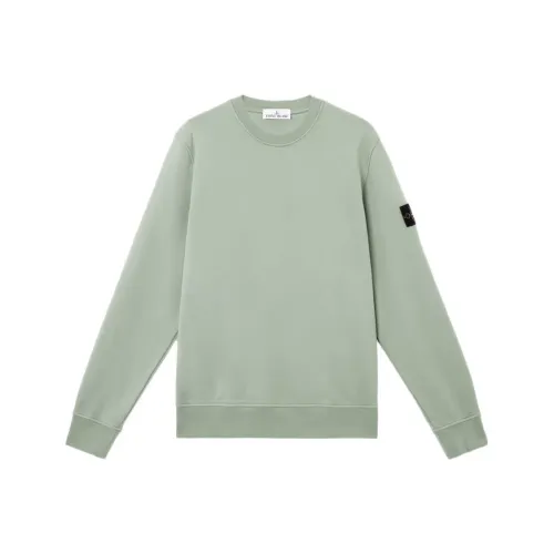 STONE ISLAND SS25 Sweatshirts Men Sage Green