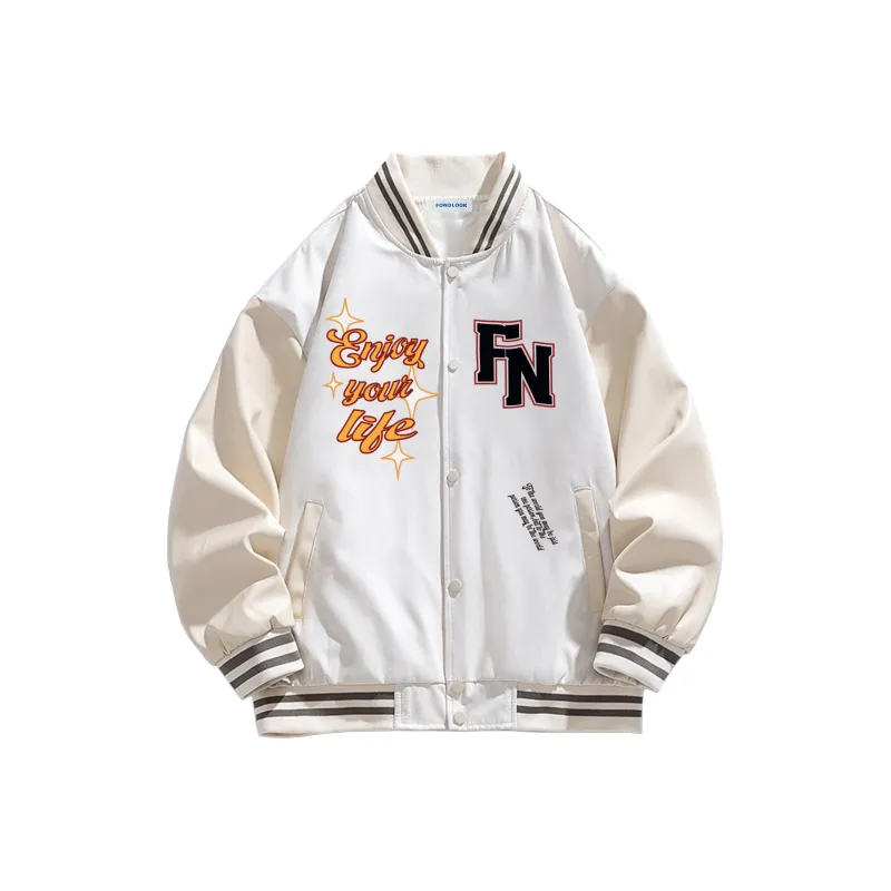FONDLOOK Baseball Jacket Unisex-2