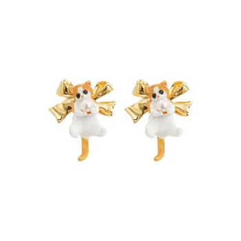 LES NEREIDES Brass Earrings Women's Yellow