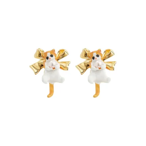 LES NEREIDES Brass Earrings Women's Yellow