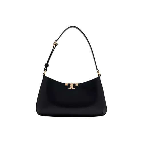 TORY BURCH Eleanor Leather Shoulder Bag Women's Black