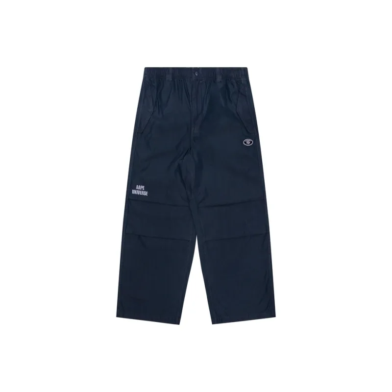Aape Logo embroidered Elasticated waist Trousers-2