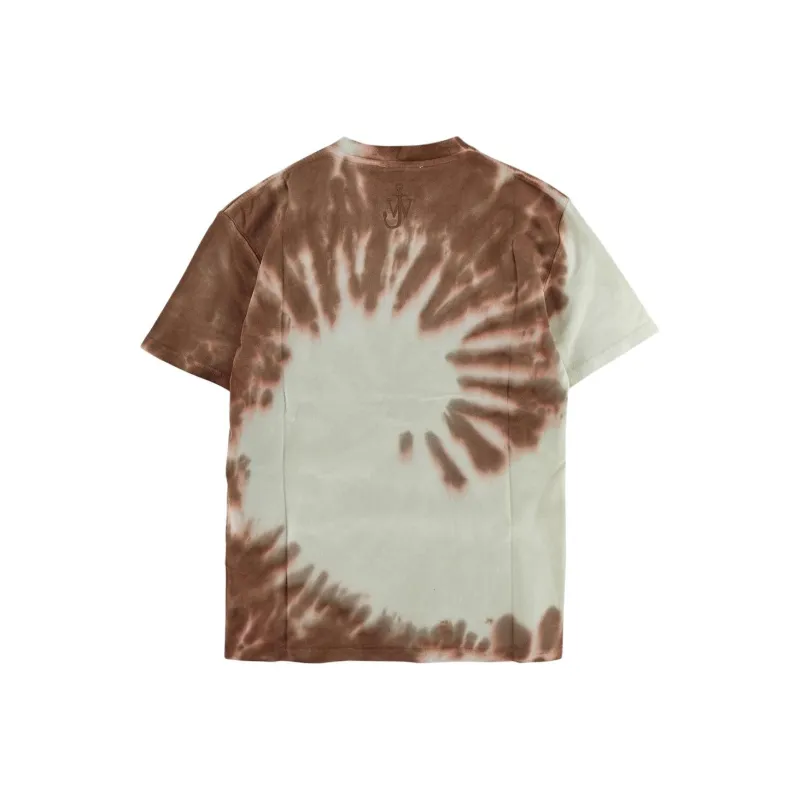 JW Anderson Cat Printed Tied Dye T Shirt-1