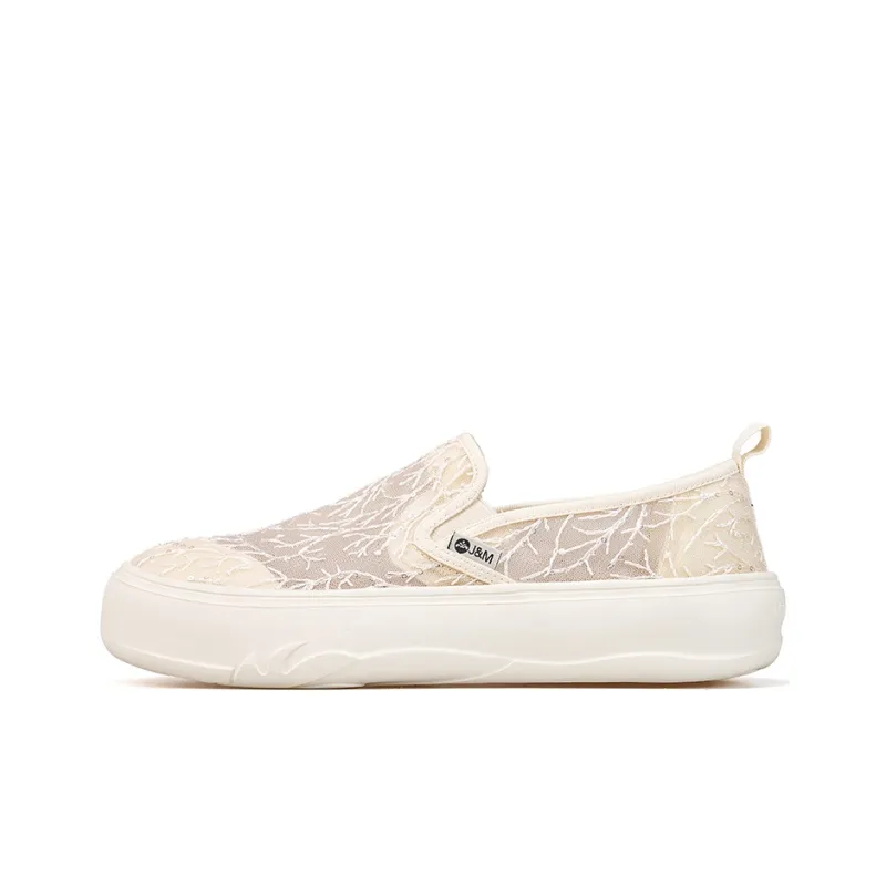 Joy&Mario Casual Shoes Women's Low Top Ecru-0