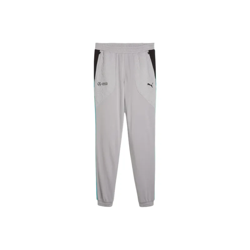 PUMA Mercedes AMG-Petronas F1 SS24 Knitted Sports Pants Men's Gray-0