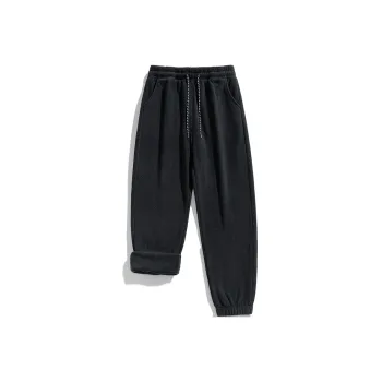 EMINU Casual Pants Unisex Purple