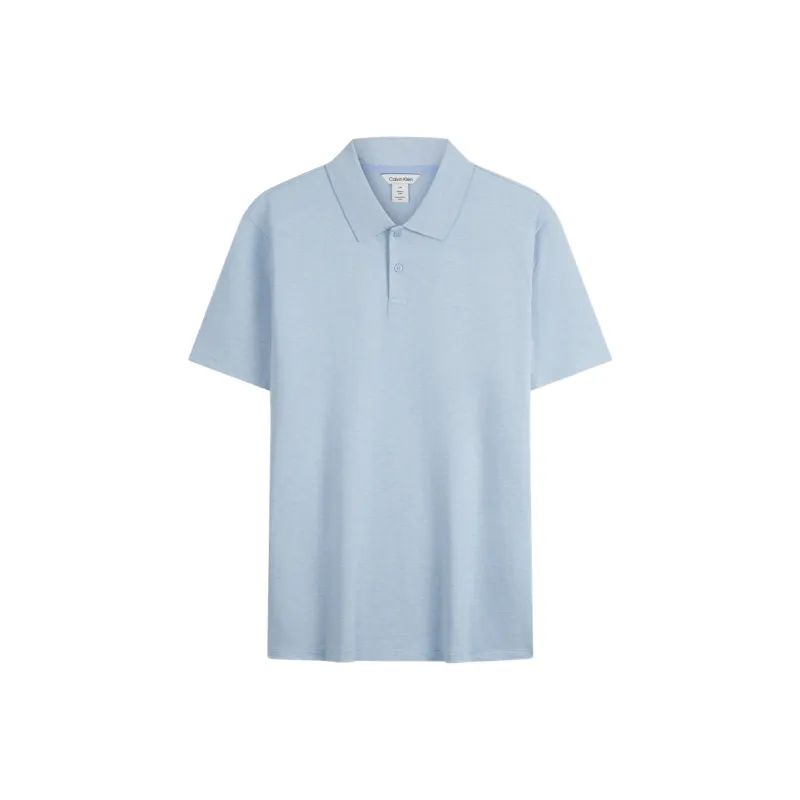 CALVIN KLEIN Polo Shirt Men's Sky Blue-0