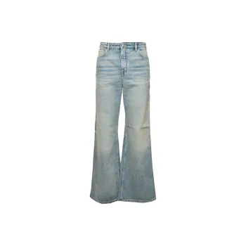 COURREGES Denim Baggy Pants