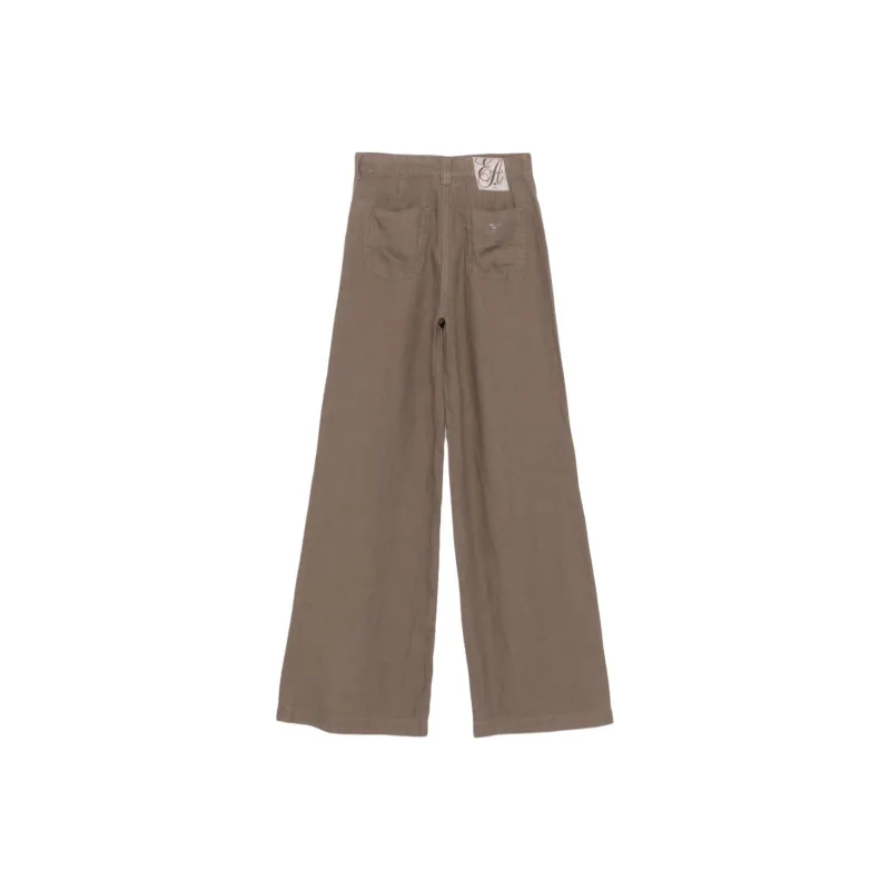 EMPORIO ARMANI Linen Trousers-1