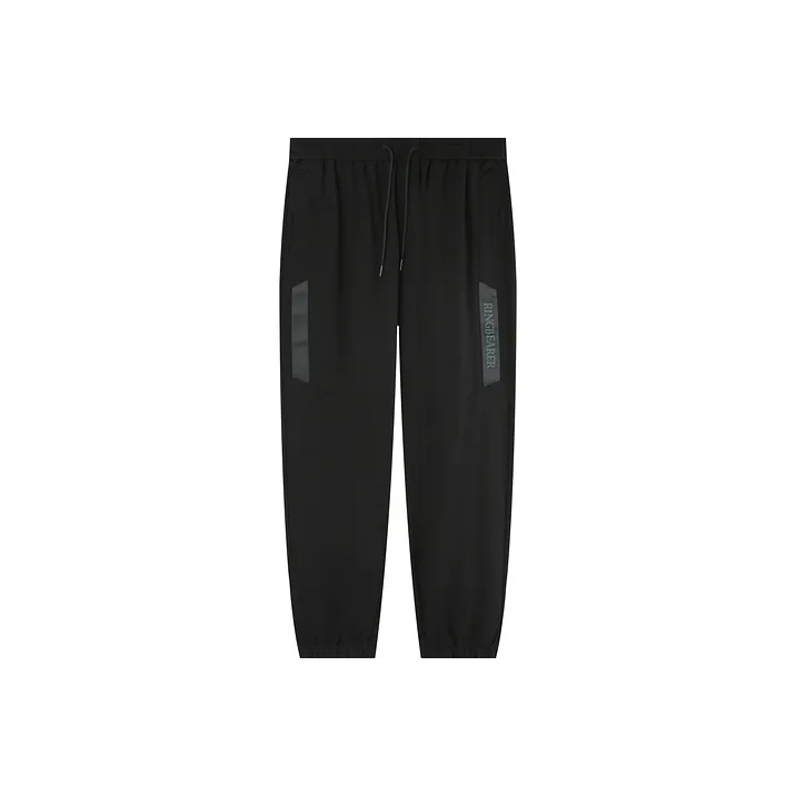 Cabbeen Knitted Sports Pants Men's Coal Black-0