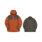Persimmon Red Asphalt Gray