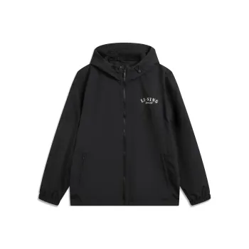 LiNing Sports Trendy Collection Sports Lifestyle Collection Trench Coat Men's Black