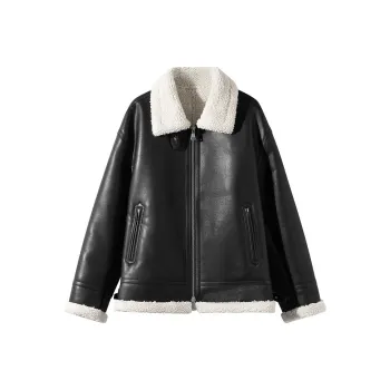 GXG Leather Jackets Men Black