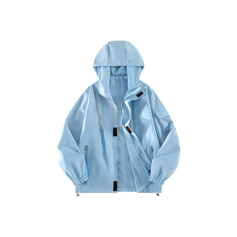 RAINCOME Jackets Coats Unisex Blue-3