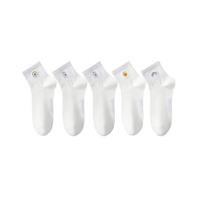 MIIOW Mid Calf Socks Unisex 5 Pack-20