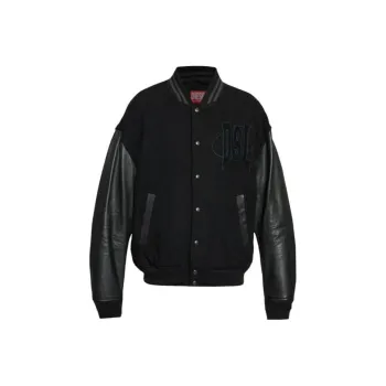 DIESEL L Nyman Panelled Bomber Jacket
