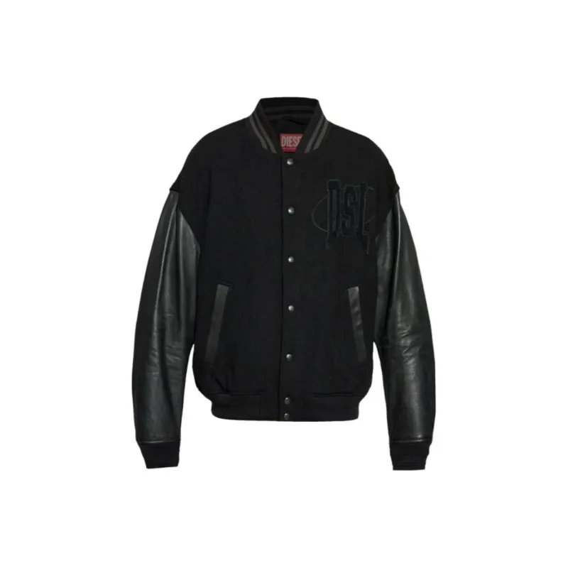 DIESEL L Nyman Panelled Bomber Jacket-0