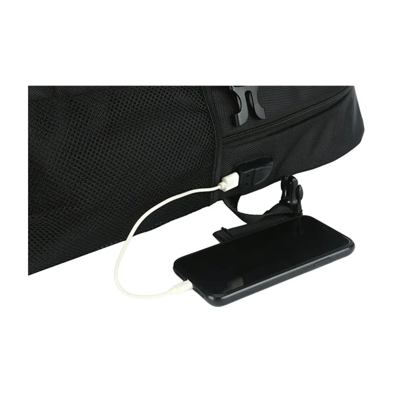 Diplomat Fabric Backpack Unisex Black-5