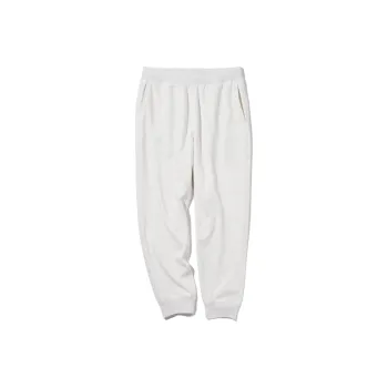 UNIQLO Knitted Sports Pants Unisex Light Gray