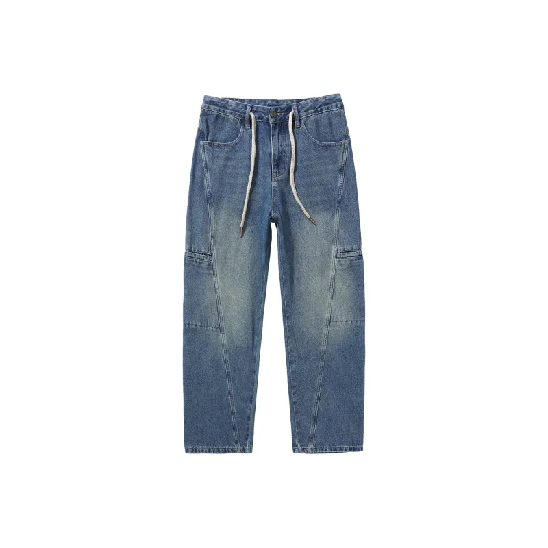 SANTASTIC Cargo Pants Men's Blue-0